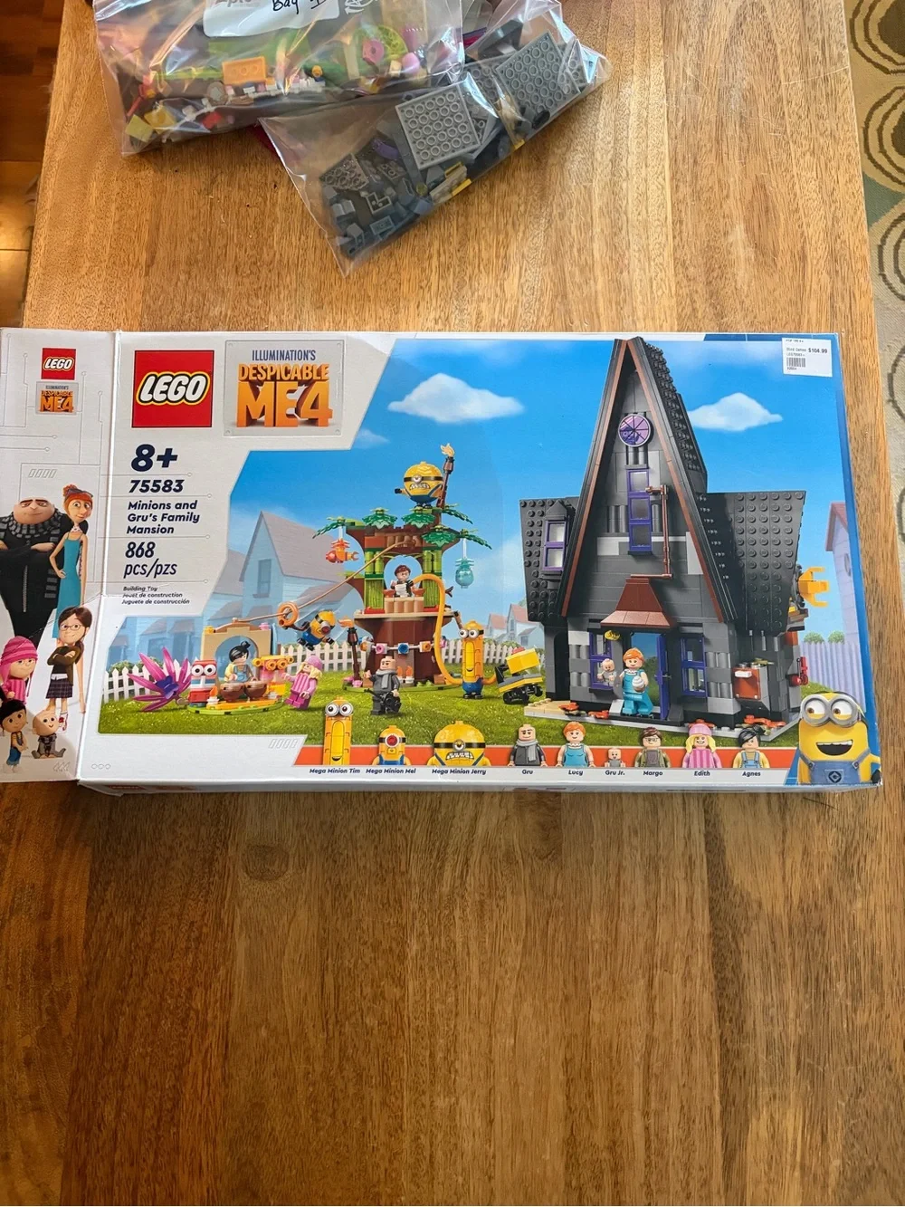 LEGO Despicable Me 4 Minion Gru’s mansion